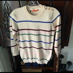 ModCloth Charter School Pullover Sweater In Stripe